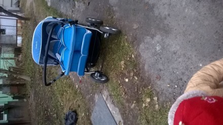 Зимняя коляска для малышей, две переносные сумки вставляются в коляску. При необ. . фото 4