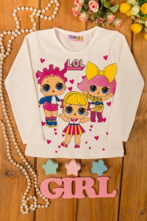 Стильные наряды для девочек с изображением куклы лол.
Материал - хлопок. 

Ка. . фото 6