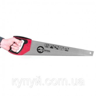 Ножовка по дереву INTERTOOL HT-3106 изготовлена из высококачественной стали твер. . фото 4