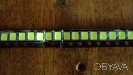 SMD светодиоды 2835 ультра-яркий белый LED 4000-4500 К, чип 0.5 Вт 50-55LM 150mA. . фото 1