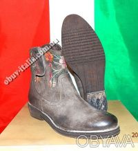 Фирменные женские кожаные ботинки известной итальянской фирмы ALKIMIA   оригинал. . фото 2