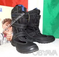 Ботинки детские зимние, кожаные фирмы "Primigi" Gore-Tex оригинал производство И. . фото 3