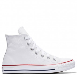 Кеды Converse Chuck Taylor All Star ⭐ оригинал, белые, кожаные, высокие,   модел. . фото 3