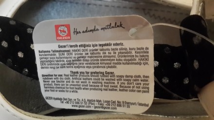 Нарядные туфельки для девочки известной турецкой фирмы Gezer. Ортопедическая сте. . фото 8