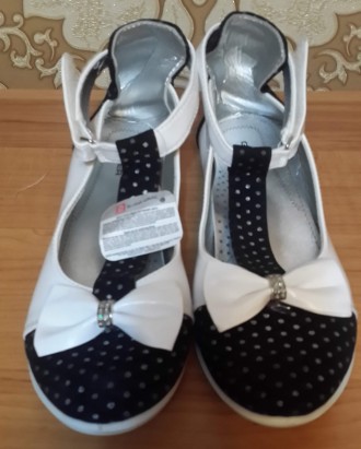 Нарядные туфельки для девочки известной турецкой фирмы Gezer. Ортопедическая сте. . фото 3