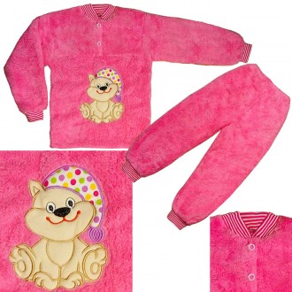 Детские трикотажные пижамы оптом и в розницу
Пижама "Котик" с вышивкой
 
Разм. . фото 2