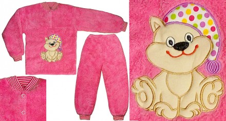 Детские трикотажные пижамы оптом и в розницу
Пижама "Котик" с вышивкой
 
Разм. . фото 6