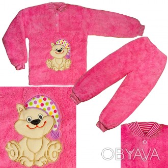 Детские трикотажные пижамы оптом и в розницу
Пижама "Котик" с вышивкой
 
Разм. . фото 1