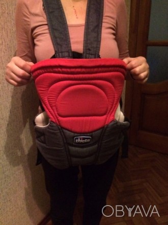 Кенгуру фірми Chicco, можливість носити дитину як обличчям до себе так і спиною . . фото 1