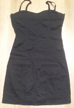 Классное черное платье сарафан Amisu в спортивном силе. Швы отстрочены двойной с. . фото 3