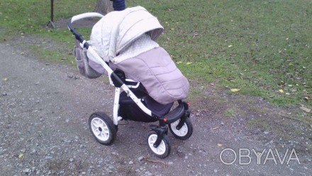 Универсальная коляска 2 в 1 созданная для прогулок с ребенком с самого рождения,. . фото 1
