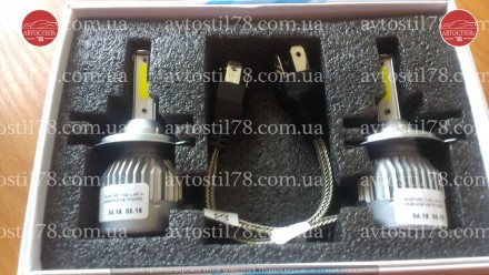 Светодиодные лампы H4 STARLITE Premium LED 9-32V/P43T/6000Lm/5500K. . фото 2