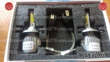 Светодиодные лампы H4 STARLITE Premium LED 9-32V/P43T/6000Lm/5500K. . фото 1