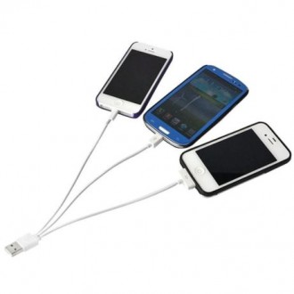 USB кабель 3 в 1 для iPhone 5, 6, 6S, Samsung S3, S4, S5 и других. . фото 3