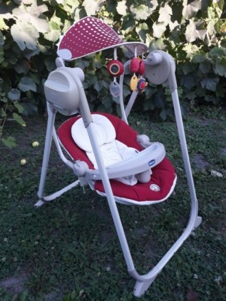 Кресло-качалка Polly Swing идеально подойдет для отдыха и игр ребенка как дома, . . фото 5