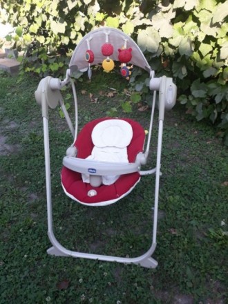 Кресло-качалка Polly Swing идеально подойдет для отдыха и игр ребенка как дома, . . фото 2