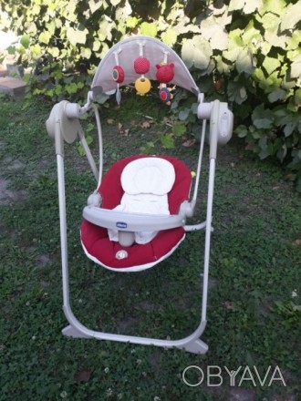 Кресло-качалка Polly Swing идеально подойдет для отдыха и игр ребенка как дома, . . фото 1