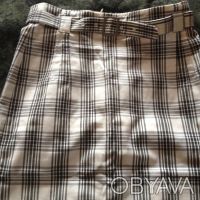 Оригинальная юбка ( фирма Mango ) с завышенной линией талии и ремешком , на подк. . фото 3