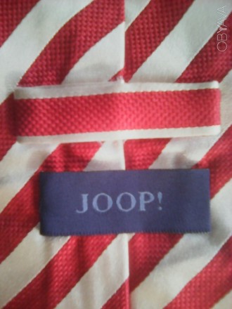 Новый шелковый галстук легендарной немецкой марки JOOP! Оригинал. 100% шёлк. Про. . фото 2