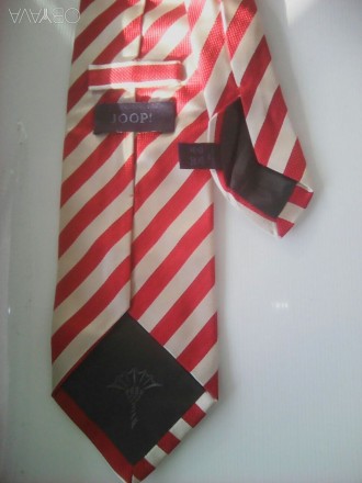 Новый шелковый галстук легендарной немецкой марки JOOP! Оригинал. 100% шёлк. Про. . фото 3