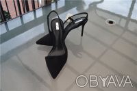 New Schutz Black Suede Pointed Toe Asymmetric Heels Shoes Size 39 Eur
RETAIL PR. . фото 5