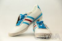 Кроссовки "adidas porsche" , белые с синими и красными полосками, Цена 320 грн.
. . фото 5