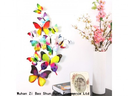 Декоративные наклейки "Бабочки"отлично дополнят и украсят даже самый изощренный . . фото 9