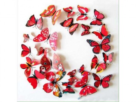 Декоративные наклейки "Бабочки"отлично дополнят и украсят даже самый изощренный . . фото 7