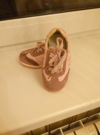 дитячі кросівки Шалунішка,розмір 23,колір світло рожeвий.устілка ортопeдична,мат. . фото 3