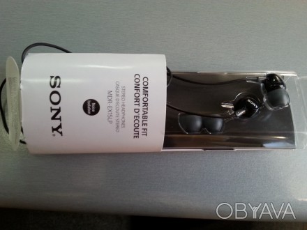 Навушники Sony MDR-EX15LP робочі ,штекер не пошкоджений, захисні мембрани чисті,. . фото 1