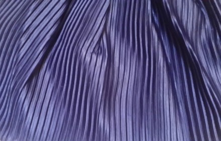Школьная синяя юбочка на подкладке . Ткань типа плисе. По линии талии широкая ре. . фото 5