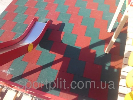 Травмобезопасная резиновая плитка для детских площадок
Наша компания производит. . фото 4