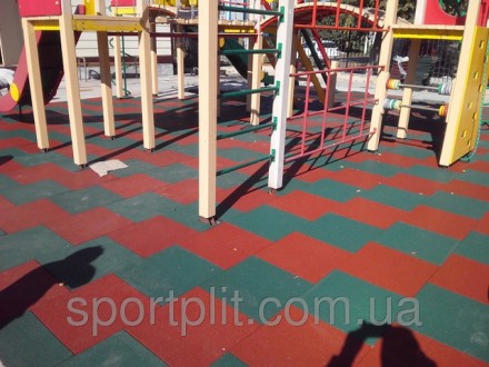 Травмобезопасная резиновая плитка для детских площадок
Наша компания производит. . фото 3