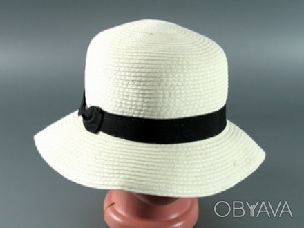 Женская соломенная шляпа Двадцатые 28 см., светло-бежевая (113088)
Женские солом. . фото 1