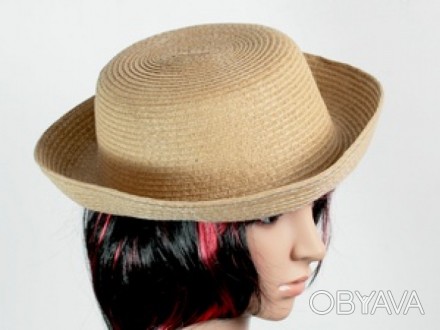 Соломенная шляпа Котелок 27 см., коричневая (113098)
Женские соломенные шляпы – . . фото 1