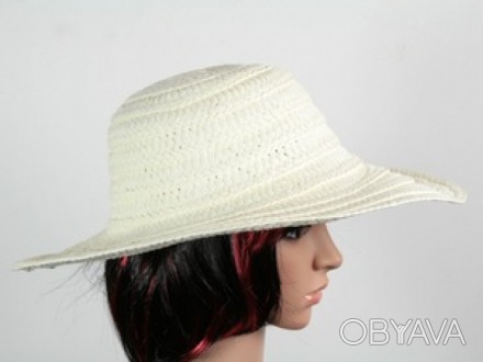 Соломенная шляпа Тисаж 42 см., бежевая (113130)
Женские соломенные шляпы – самый. . фото 1