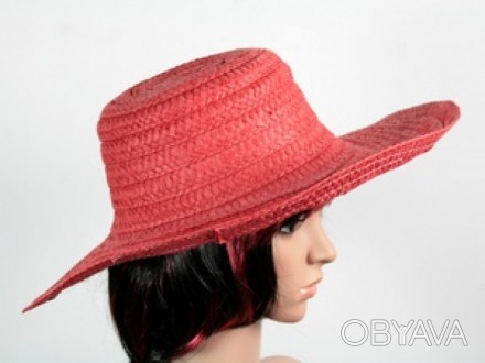 Соломенная шляпа Тисаж 42 см., красная (113133)
Женские соломенные шляпы – самый. . фото 1