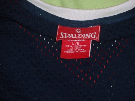 Продам баскетбольну майку Spalding, б/в, в гарному стані. . фото 6