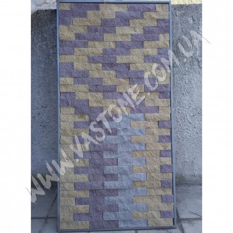 Фасадная бетонная плитка (облицовочная, цокольная). 
Цена от 143 грн. за 1 кв. . . фото 13