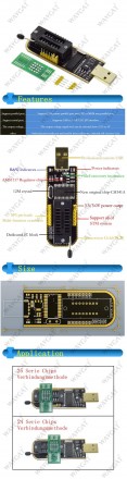 USB программатор
Поддержка 24 EEPROM и 25 SPI flash 8 pin/16 pin чипы
На микро. . фото 3