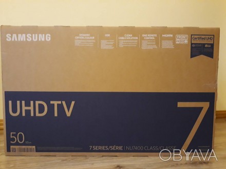 Описание
Samsung UE50NU7402 – недорогой среднегабаритный 4К-телевизор с продума. . фото 1