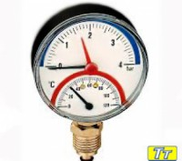 Манометр с термометром (большой выбор) со склада
. . фото 3