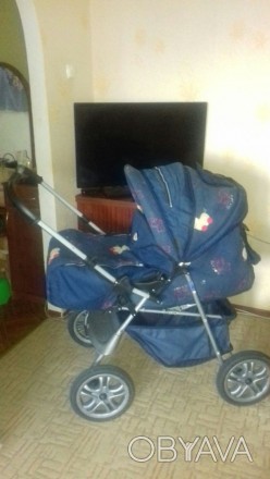 Продам детскую коляску-трансформер фирмы Adamex (Польша). В комплекте: люлька-пе. . фото 1