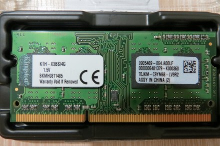 Продам два новых модуля памяти Kingston KTH-X3BS/4G (System-Specific Memory for . . фото 3