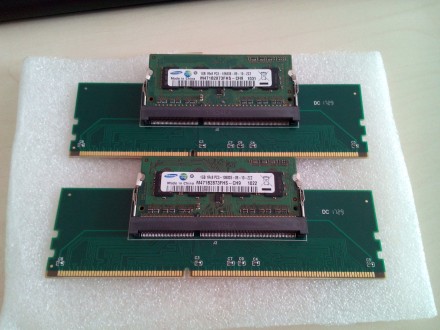 Продам два модуля памяти Samsung M471B2873FHS-CH9 1GB 1Rx8 PC3-10600S-09-10-ZZZ . . фото 4