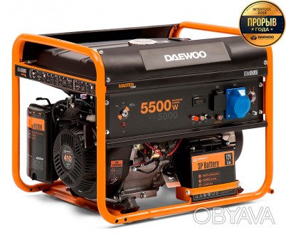 Продаж надійних бензинових генераторів Daewoo GDA 6500E у фірмовому інтернет-маг. . фото 1