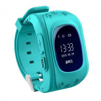 Детские умные часы Smart Watch GPS трекер Q50/G36 Light Blue Хорошей альтернатив. . фото 3