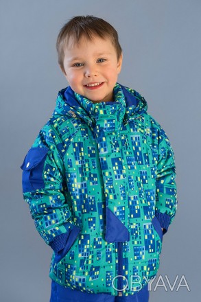 Демисезонная курточка для мальчиков 1.5 — 4 лет.
Курточка выполнена из высококач. . фото 1