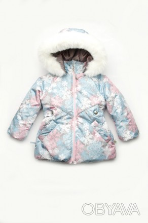 Детская зимняя куртка «Снежинка» подходит для девочек 1.5 — 5 лет .
Куртка рассч. . фото 1