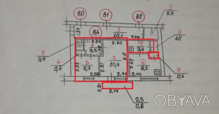 Продам 2 комнаты в коммунальной квартире на Южной, ЮТЗ. 3/5 кирпичный, 30/16, ме. ЮТЗ. фото 1